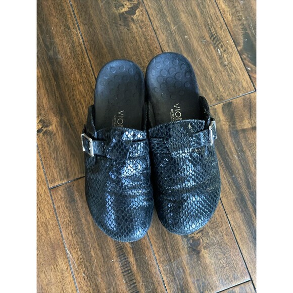 Vionic Mallory Mule Black  Comfort Slide Mules Shoes Women’s Size 8 - Picture 3 of 8